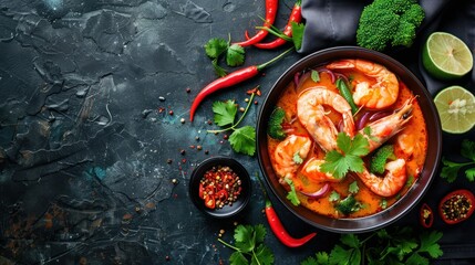 Tom yum goong, Foods Thailand, High-quality images,