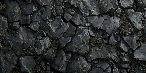 Organic Soil Texture with Cracked Surface - obrazy, fototapety, plakaty