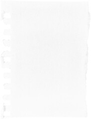 Obraz premium White Torn Ripped Paper Piece, Graphic Element