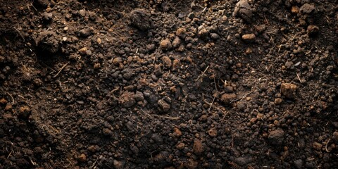 Rich Soil Organic Texture Close-up