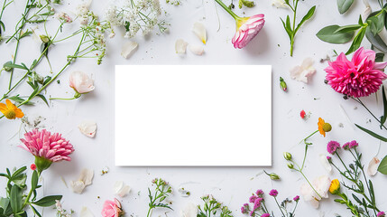 A captivating arrangement of pink and purple flowers on a white background. Perfect for weddings, receptions, and special events, adding elegance and charm to any setting. - obrazy, fototapety, plakaty