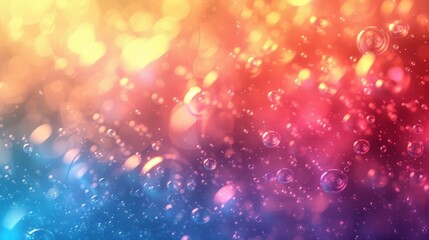 Obraz premium Water droplets create a blurry effect on a window surface