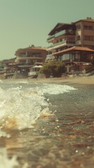 Obraz premium Summer beach background materials