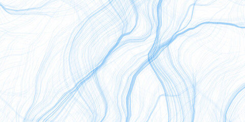 Tangled thin curves dark blue undulating lines on a white canvas. Marble texture abstract soft color background vector Light blue vector texture. Light Purple Shining colored art with narrow line - obrazy, fototapety, plakaty