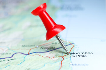 Mocimboa da Praia, Mozambique pin on map