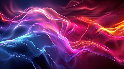 Glowing Vibrant Design - Futuristic Wallpaper - Luminous Backdrop with Dynamic and Bright Elements