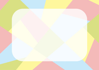 Obraz premium 抽象的なパステルカラーのフレーム