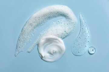 cosmetic skin care products smears