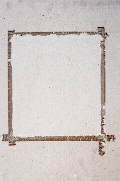 Abstract Tape Residue Frame