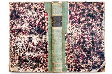 Antique Book with Textured Cover