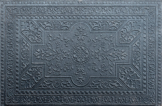 Elegant Embossed Pattern. Vintage Textured Design