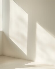 Fototapeta premium Warm Afternoon Shadows Indoor Background