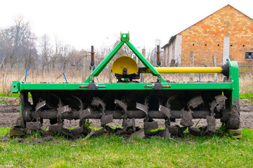 Rotary tiller. Tillage. Agricultural machinery