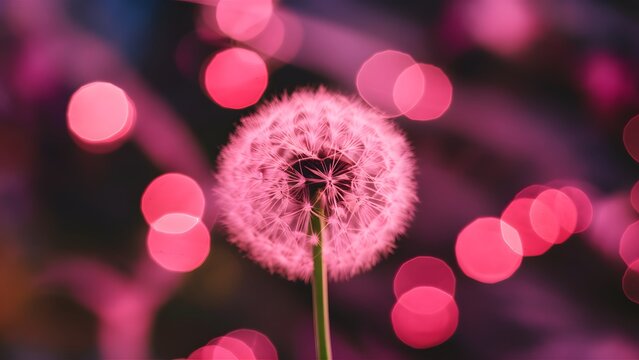 Abstract blur background features beautiful pink bokeh effect