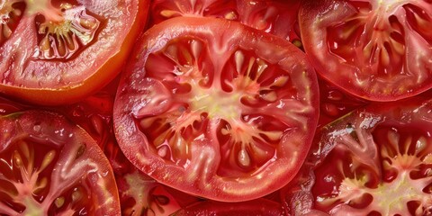 Fresh Tomato Organic Texture Close-Up