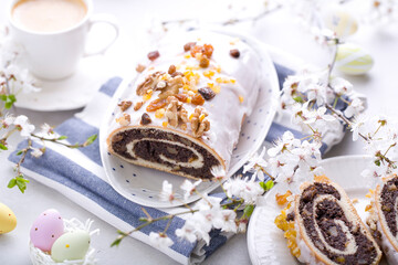 Easter poppy seed cake