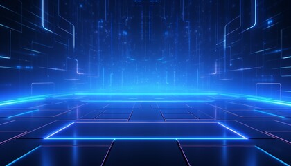 Obraz premium Futuristic technology concept background