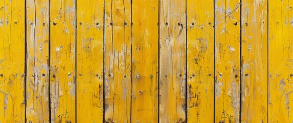 Yellow wooden background with vertical lines of wood planks, texture for design and decoration. Abstract wooden wall texture with wood panel wall texture.