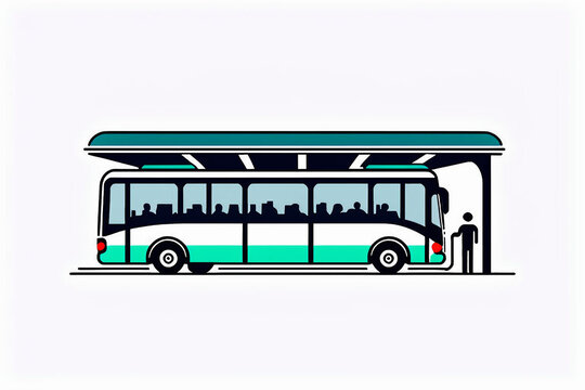 illustration of a bus