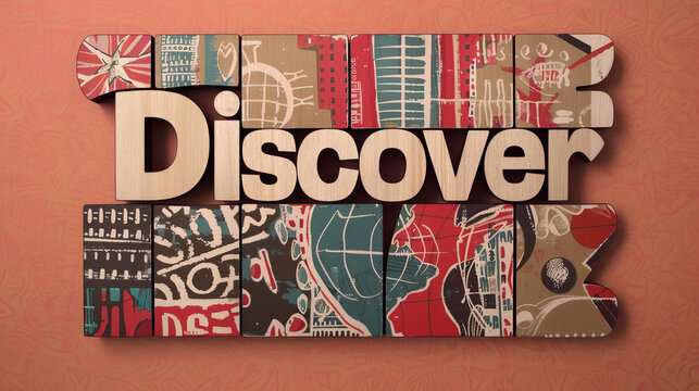 A figure stands before a bright background with the word "Discover" printed on it, reminding them of endless possibilities.