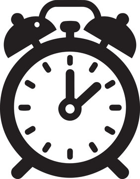 Time and Clock icon vector illustration on white background