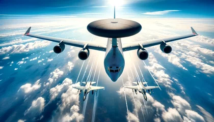 Fototapeten Symbol picture: Strategic air defense mission. NATO surveillance Boeing © EKH-Pictures