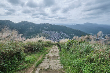 Fototapeta na wymiar Keelung Mountain in Juifen, Taiwan