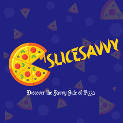 Slice Savvy vector logo design