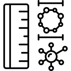 Obraz premium Nanoscale Icon