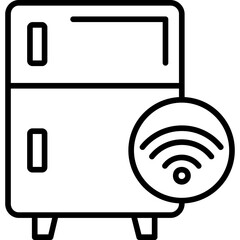 Smart Refrigerator Icon