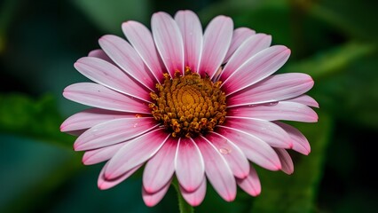 Obraz premium Artistic wallpaper with macro photo of water drop on flower