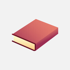 stacks of book isolated on white