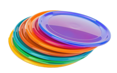 Drifting Disks isolated on transparent Background
