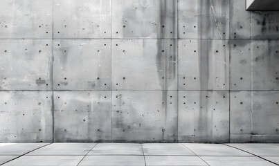 Textured Concrete Wall and Floor Background