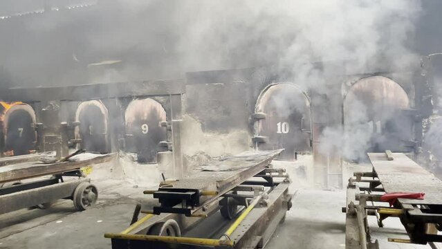 The Fog of crematorium