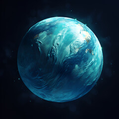 planet in space