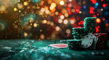 playing cards poker gamble game leisure, generative ai