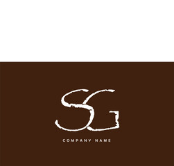 SG,GS, S, G Abstract Letters Logo Monogram
