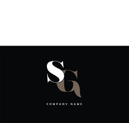 SG,GS, S, G Abstract Letters Logo Monogram