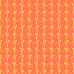 Vector - inferno with waves seamless pattern.