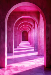 hallway purple