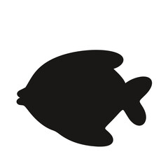 silhouette of a fish