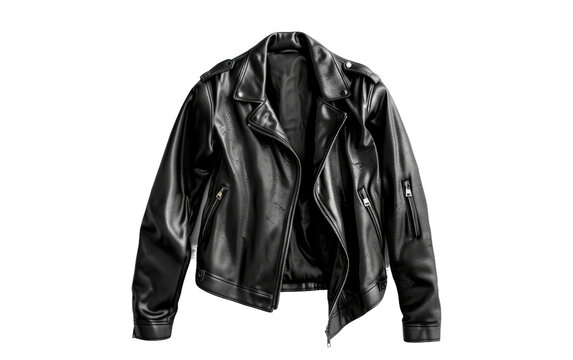 black Jacket isolated on transparent Background
