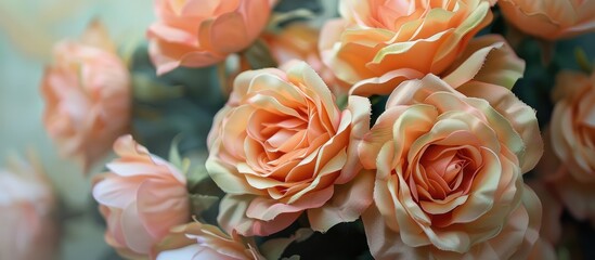 Artificial flowers that resemble the beauty of roses