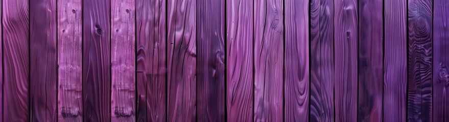 Violet purple wooden background with vertical lines of wood, seamless texture. Abstract panorama...