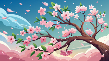 realistic-cherry-blossom-background-vector-illustration 