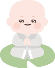 부처님 오신날 석가탄신일 귀여운 캐릭터
