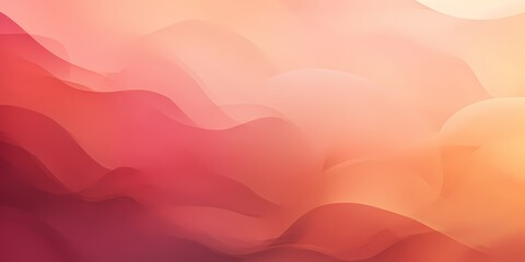A captivating gradient background, with soft melon tones merging into deep maroon, infusing the space with warmth and elegance, ideal for artistic exploration. - obrazy, fototapety, plakaty