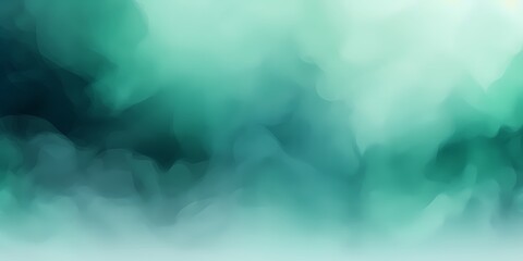 A captivating gradient background, with soft seafoam greens fading into deep emerald shades, inspiring creativity and innovation. - obrazy, fototapety, plakaty