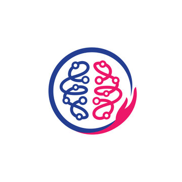 Brain logo, Brain technology logo